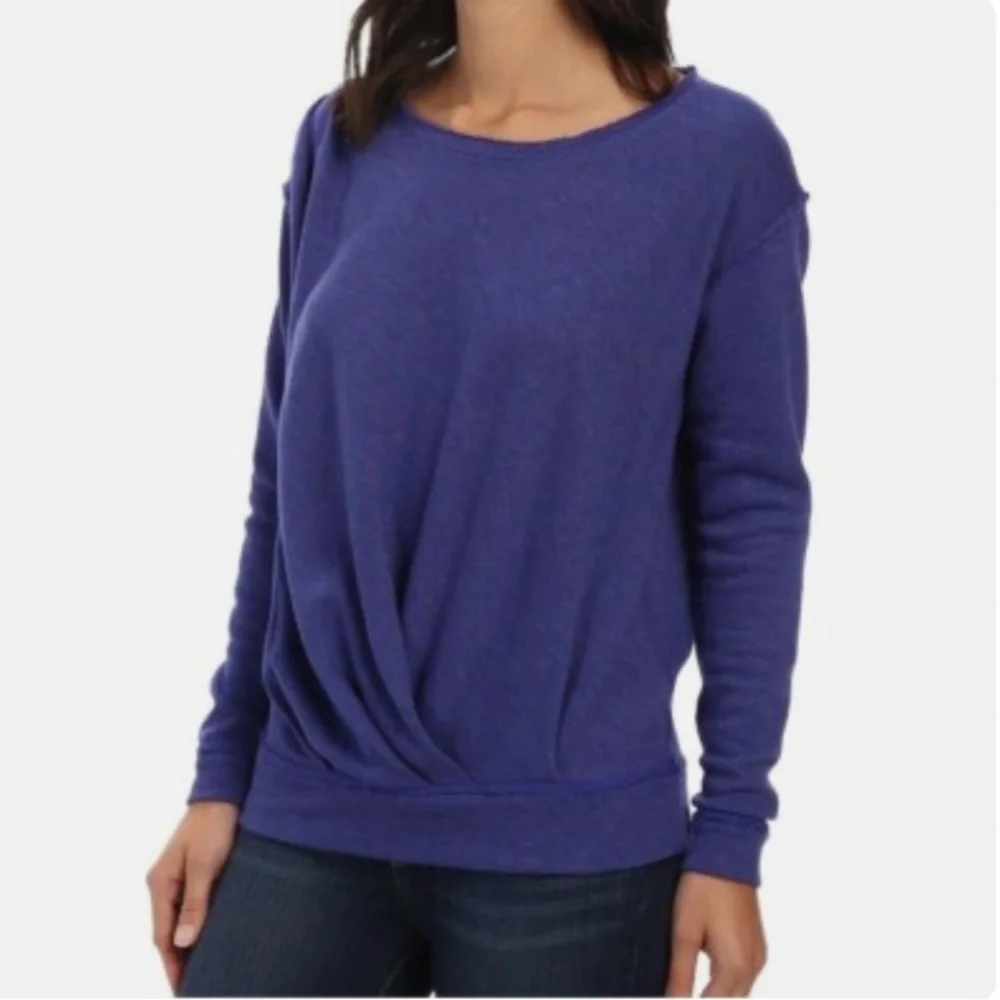Free People French Terry Women’s Purple Sweater/Sweatshirt size XS